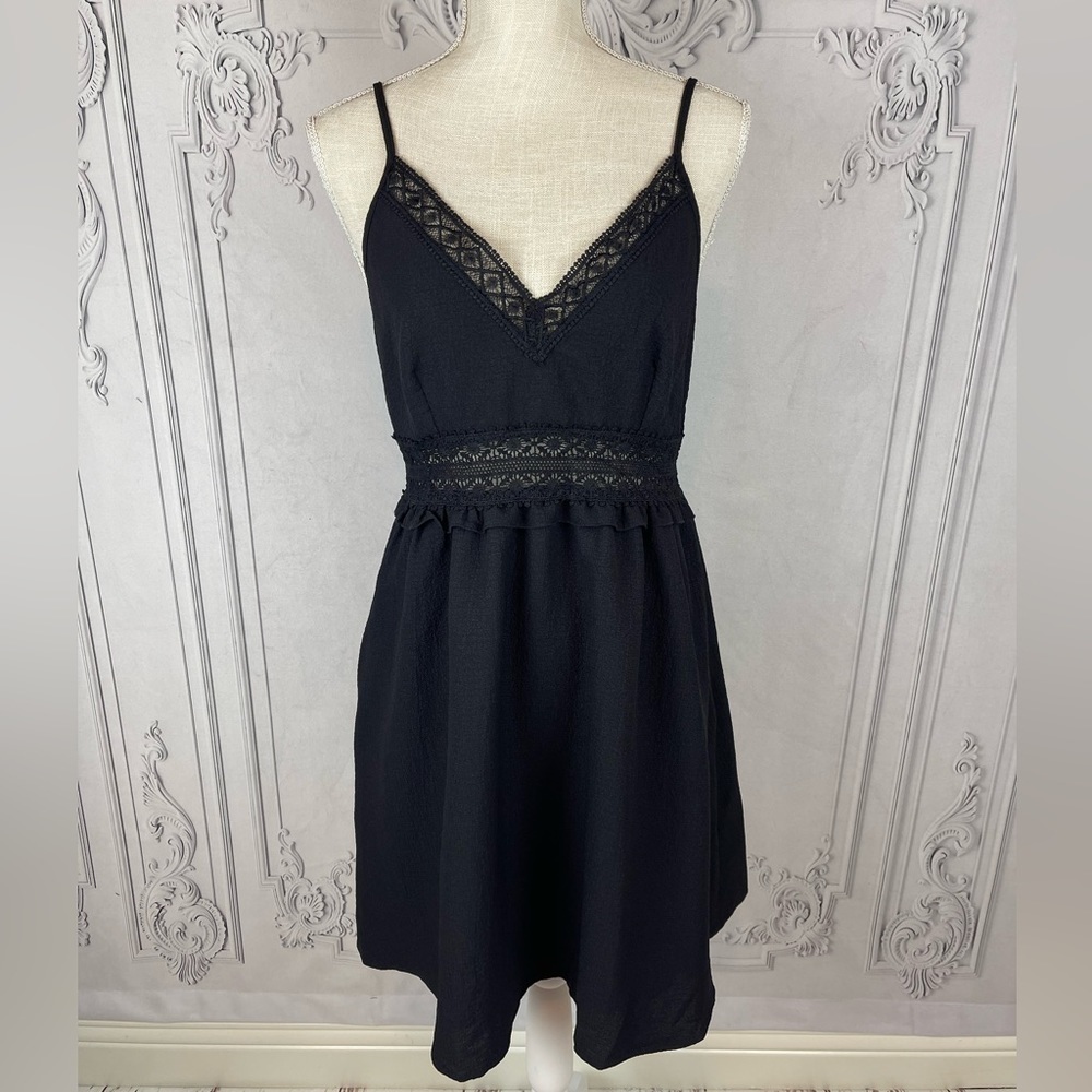 Bohemian Casual Cami V-neckline Flared Hem Summer Beach Dress - Picture 9 of 11